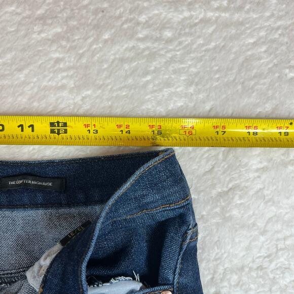 Kendall + Kylie Drifter High Rise Denim Shorts 13/31 Distressed Casual Chic - Picture 3 of 7